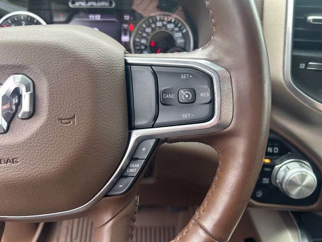 2020 Patriot Blue Pearlcoat Ram 1500 Laramie 4X4 Truck