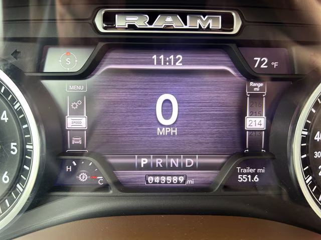 2020 Patriot Blue Pearlcoat Ram 1500 Laramie 4X4 Truck