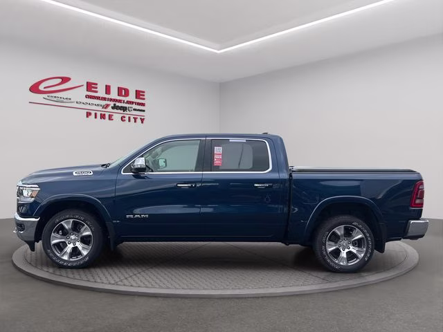 2020 Patriot Blue Pearlcoat Ram 1500 Laramie 4X4 Truck