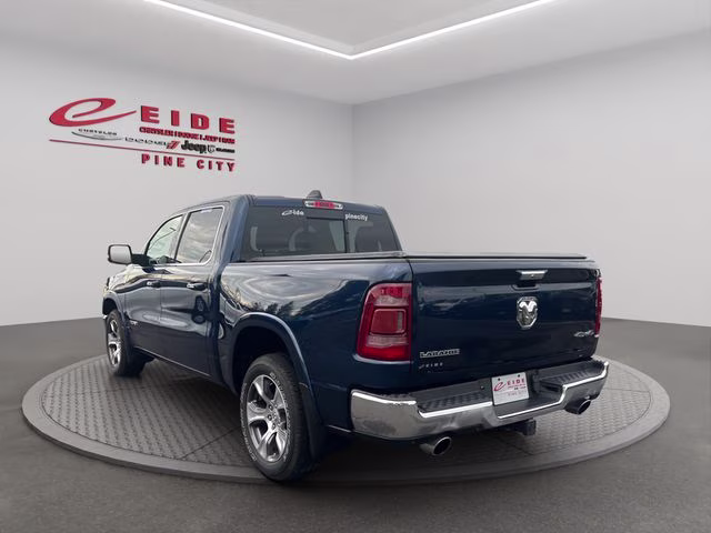 2020 Patriot Blue Pearlcoat Ram 1500 Laramie 4X4 Truck