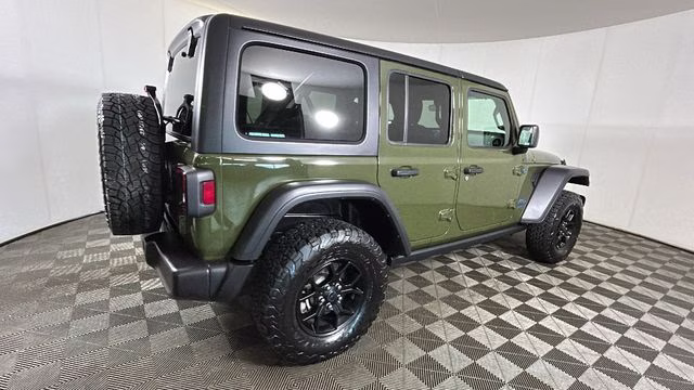 2024 Sarge Green Clearcoat Jeep Wrangler Willys 4xe 4X4 SUV