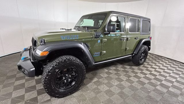 2024 Sarge Green Clearcoat Jeep Wrangler Willys 4xe 4X4 SUV