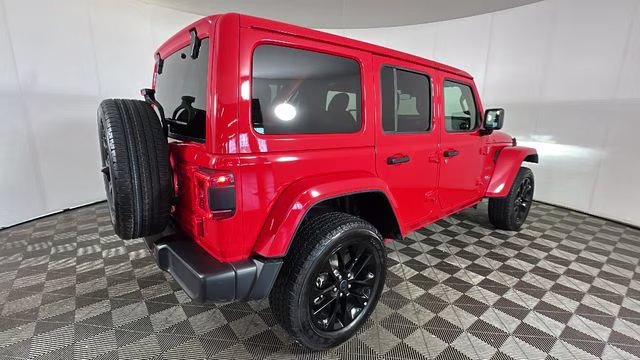2024 Firecracker Red Clearcoat Jeep Wrangler Sahara 4xe 4X4 SUV