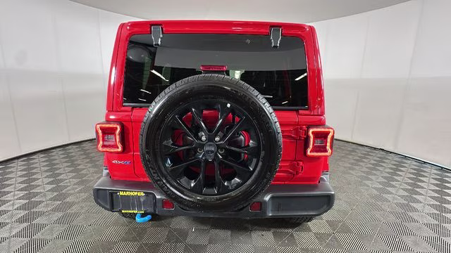 2024 Firecracker Red Clearcoat Jeep Wrangler Sahara 4xe 4X4 SUV