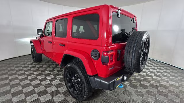 2024 Firecracker Red Clearcoat Jeep Wrangler Sahara 4xe 4X4 SUV