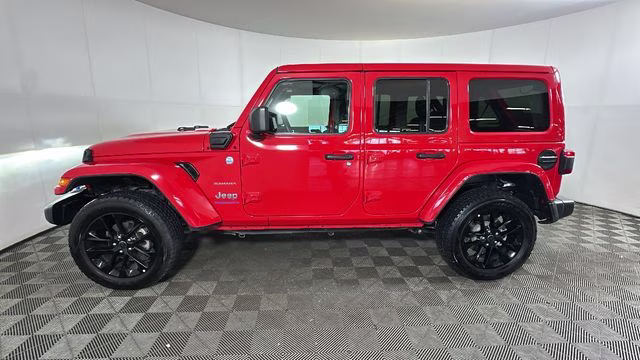 2024 Firecracker Red Clearcoat Jeep Wrangler Sahara 4xe 4X4 SUV