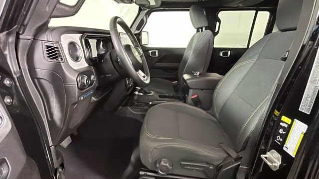 2024 Black Clearcoat Jeep Wrangler Sahara 4xe 4X4 SUV