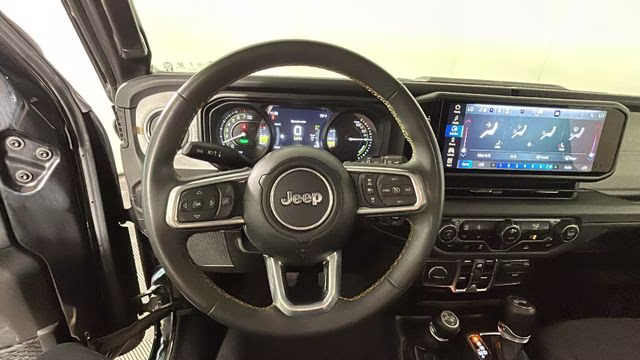 2024 Black Clearcoat Jeep Wrangler Sahara 4xe 4X4 SUV