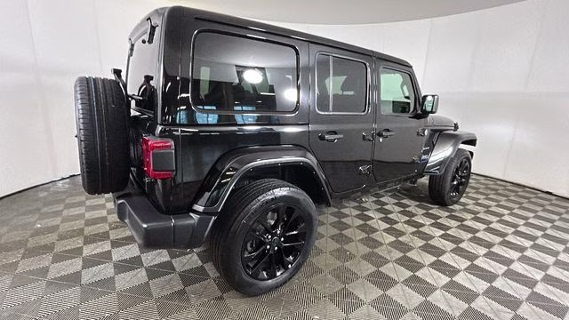 2024 Black Clearcoat Jeep Wrangler Sahara 4xe 4X4 SUV