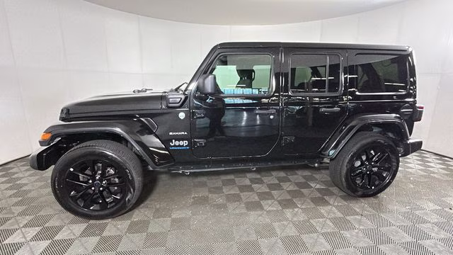 2024 Black Clearcoat Jeep Wrangler Sahara 4xe 4X4 SUV