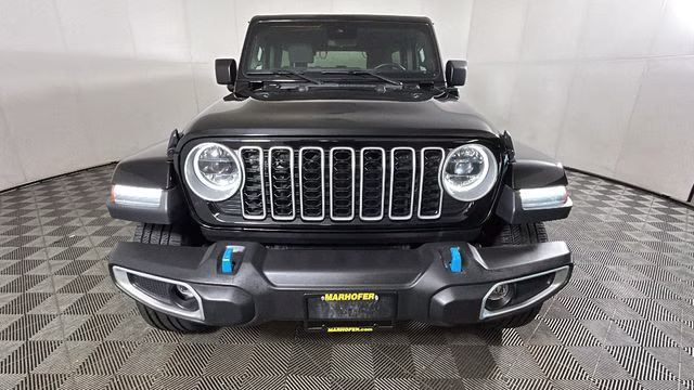 2024 Black Clearcoat Jeep Wrangler Sahara 4xe 4X4 SUV