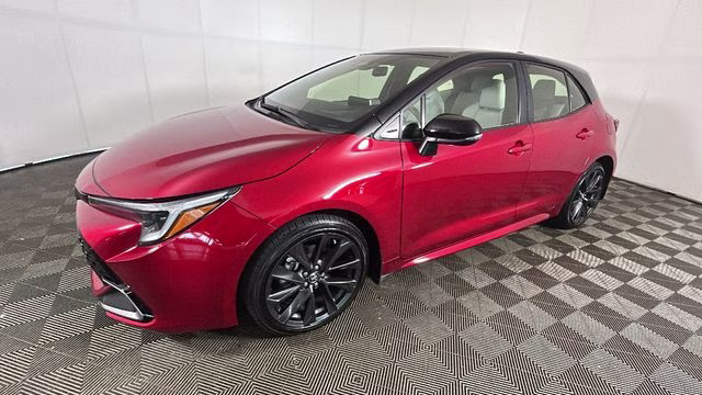 2024 Midnight Black Metallic Toyota Corolla Hatchback XSE FWD Hatchback