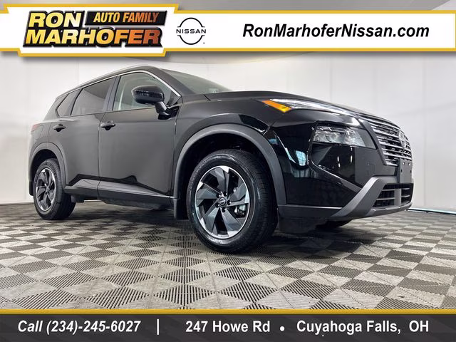 2024 Super Black Nissan Rogue SV AWD SUV