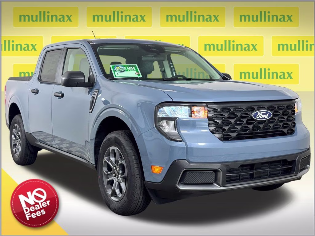2026 Azure Gray Metallic Tri-Coat Ford Maverick XLT FWD Truck