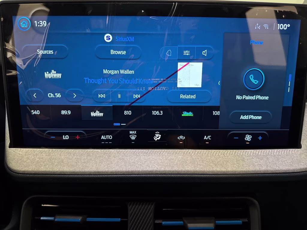 2026 Azure Gray Metallic Tri-Coat Ford Maverick XLT FWD Truck