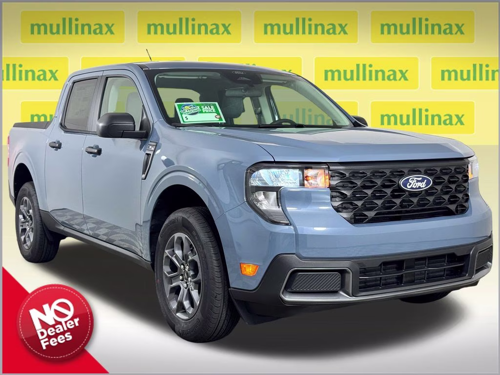 2026 Azure Gray Metallic Tri-Coat Ford Maverick XLT FWD Truck