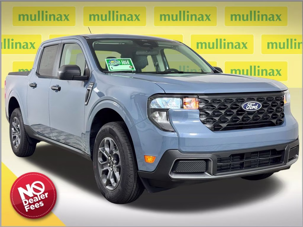 2026 Azure Gray Metallic Tri-Coat Ford Maverick XLT FWD Truck