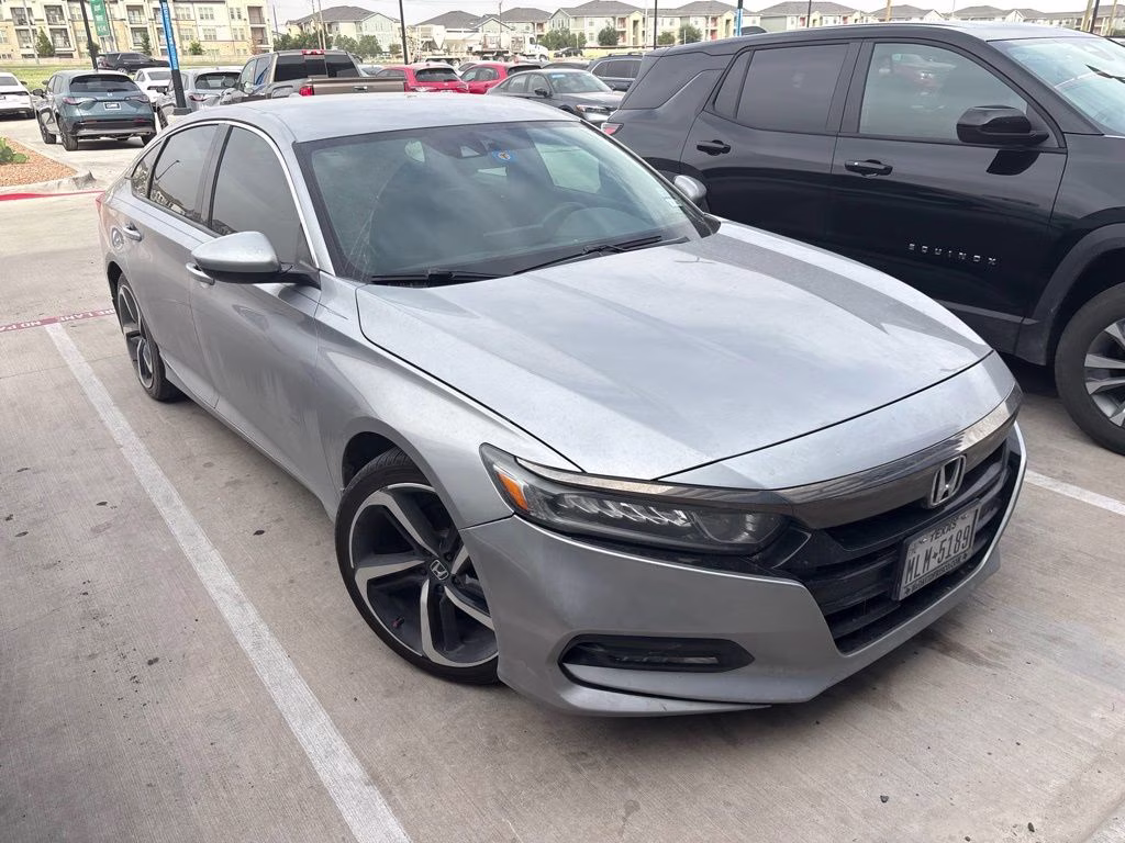 2018 Silver Honda Accord Sport FWD Sedan