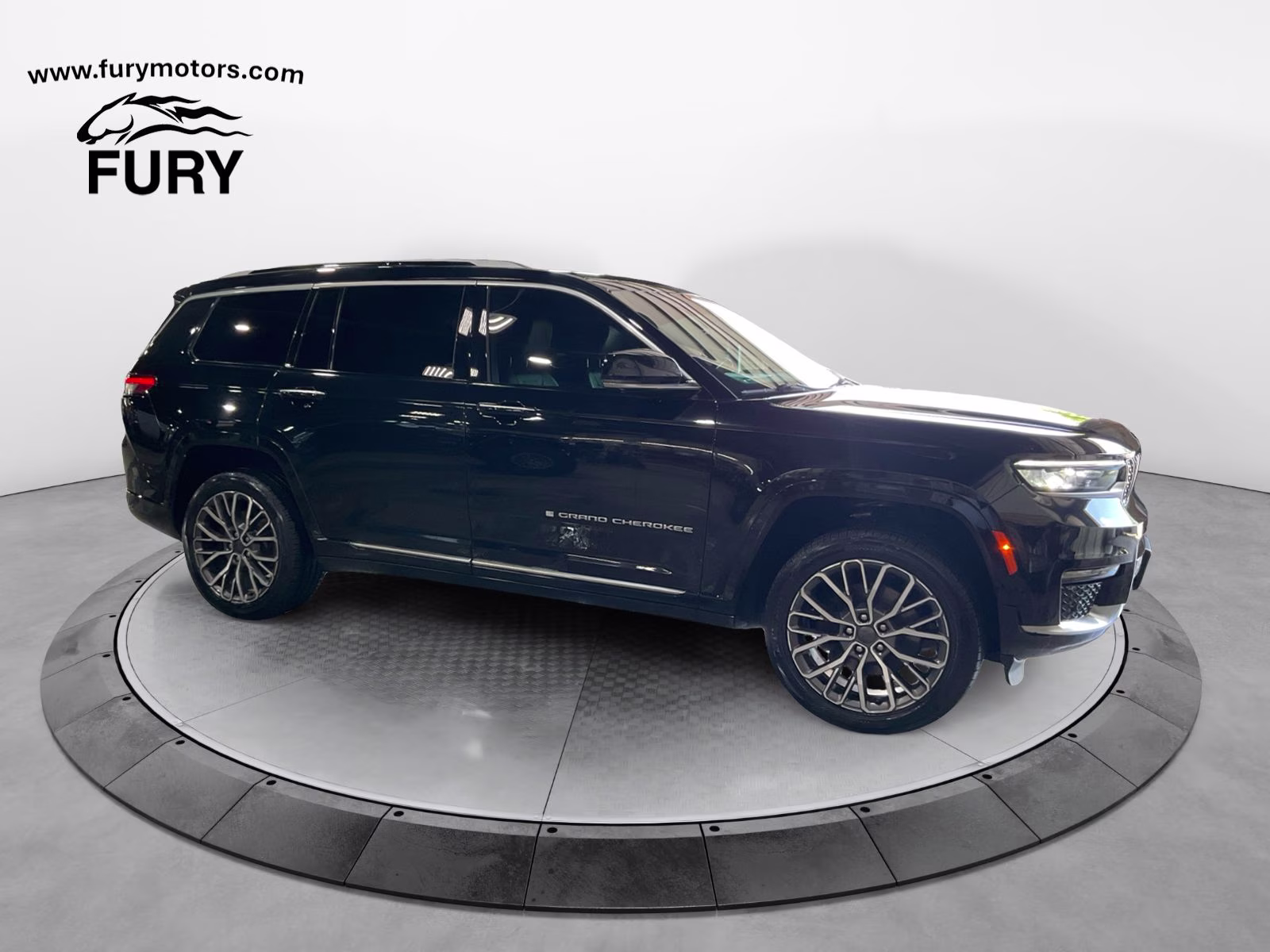 2023 Diamond Black Crystal Pearlcoat Jeep Grand Cherokee L Summit 4X4 SUV