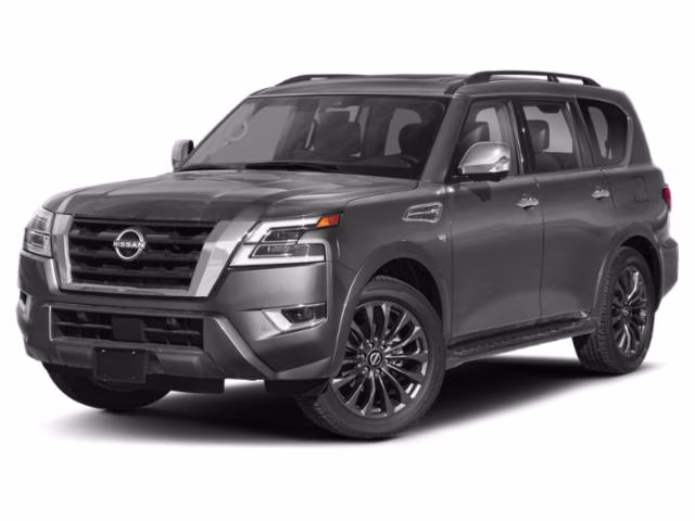 2021 Gun Metallic Nissan Armada Platinum 4X4