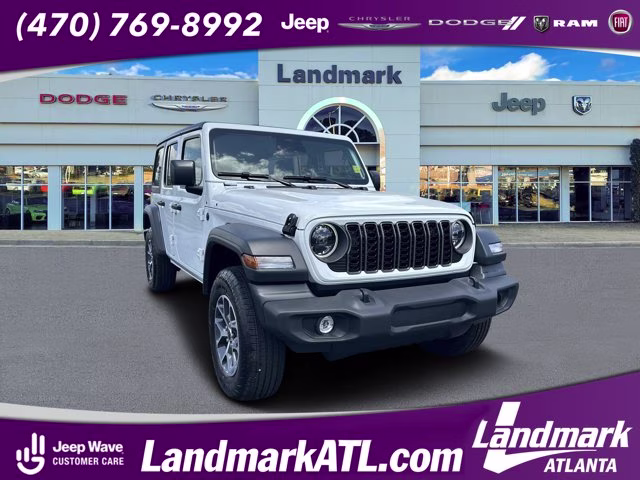 2026 Bright White Clearcoat Jeep Wrangler Sport S 4X4 Convertible