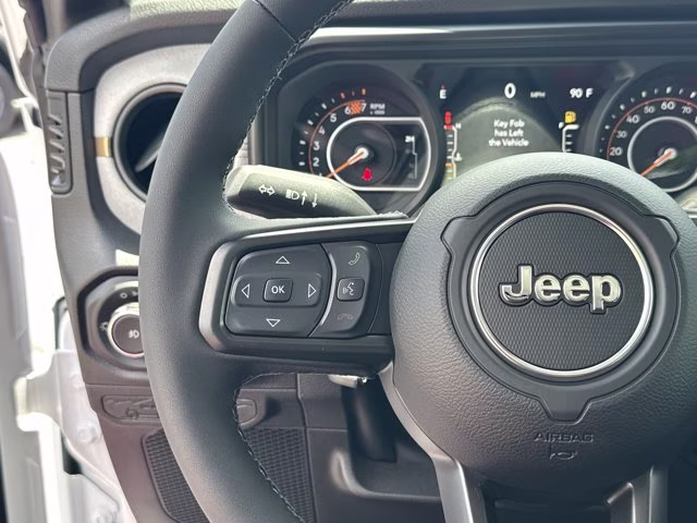2026 Bright White Clearcoat Jeep Wrangler Sport S 4X4 Convertible