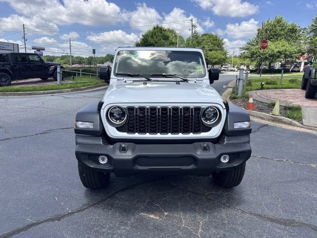 2026 Bright White Clearcoat Jeep Wrangler Sport S 4X4 Convertible
