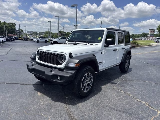 2026 Bright White Clearcoat Jeep Wrangler Sport S 4X4 Convertible