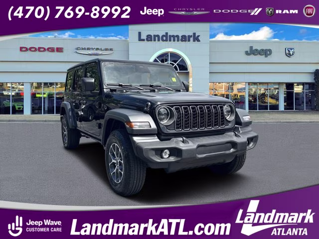 2026 Black Clearcoat Jeep Wrangler Sport S 4X4 Convertible