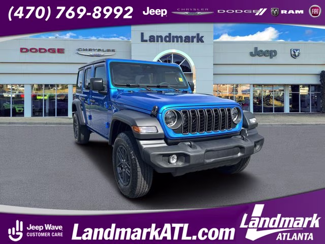 2026 Hydro Blue Pearl Coat Jeep Wrangler Sport S 4X4 Convertible