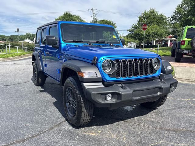 2026 Hydro Blue Pearl Coat Jeep Wrangler Sport S 4X4 Convertible