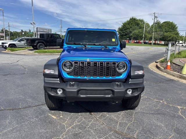 2026 Hydro Blue Pearl Coat Jeep Wrangler Sport S 4X4 Convertible