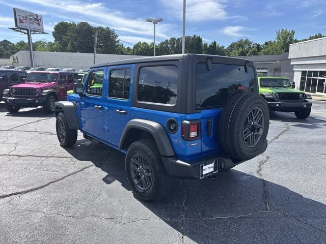 2026 Hydro Blue Pearl Coat Jeep Wrangler Sport S 4X4 Convertible