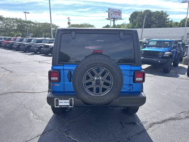2026 Hydro Blue Pearl Coat Jeep Wrangler Sport S 4X4 Convertible