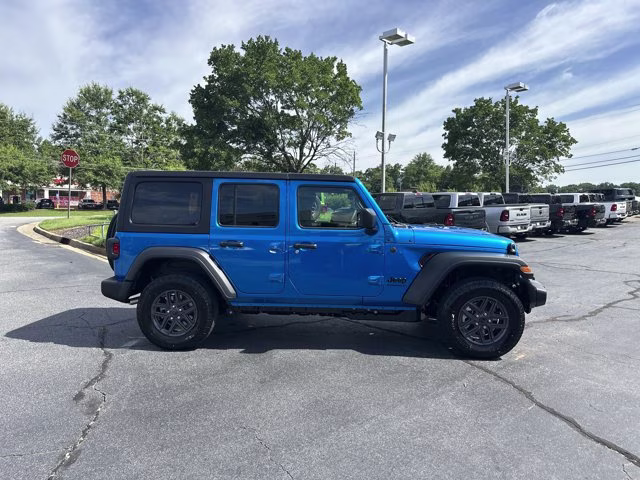 2026 Hydro Blue Pearl Coat Jeep Wrangler Sport S 4X4 Convertible