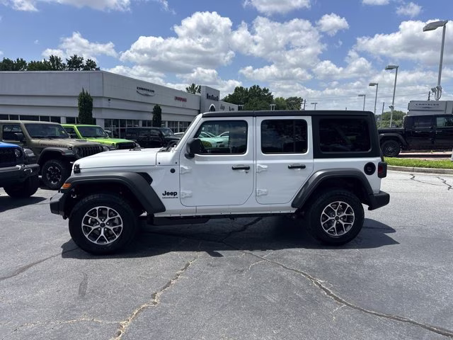 2026 Bright White Clearcoat Jeep Wrangler Sport S 4X4 Convertible