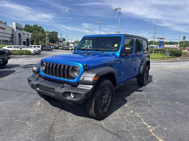 2026 Hydro Blue Pearl Coat Jeep Wrangler Sport S 4X4 Convertible