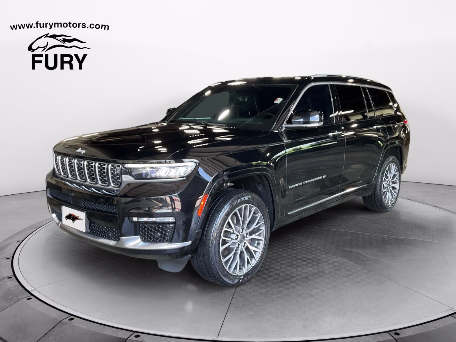 2023 Diamond Black Crystal Pearlcoat Jeep Grand Cherokee L Summit 4X4 SUV