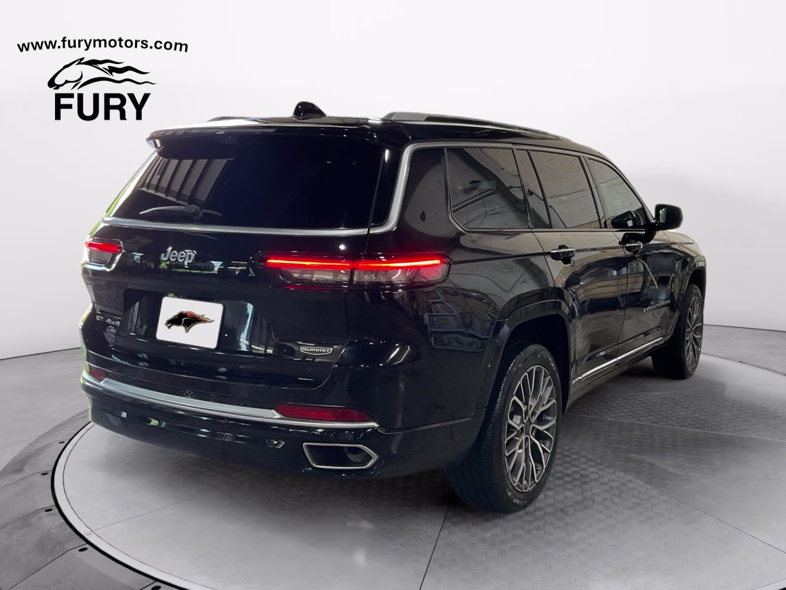 2023 Diamond Black Crystal Pearlcoat Jeep Grand Cherokee L Summit 4X4 SUV