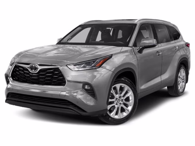 2022 Silver Toyota Highlander Limited AWD SUV