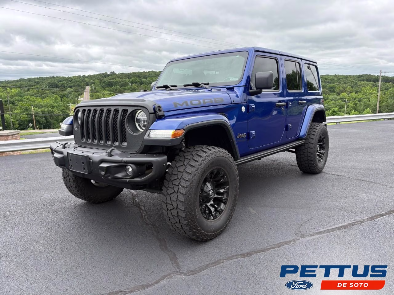 2019 Ocean Blue Jeep Wrangler Unlimited Moab 4X4 SUV