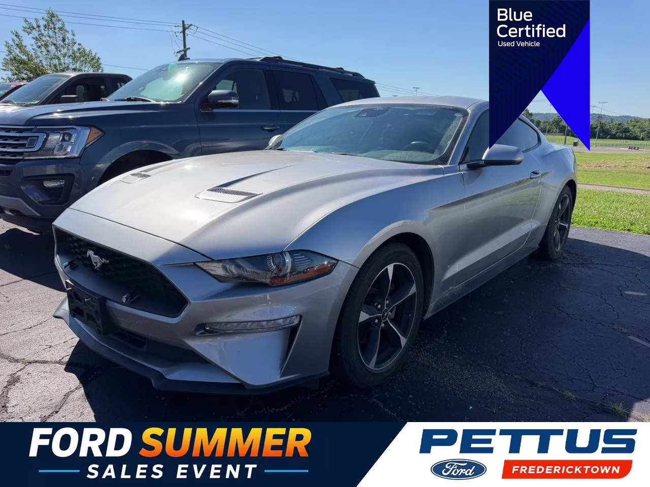 2021 Iconic Silver Metallic Ford Mustang EcoBoost RWD Coupe