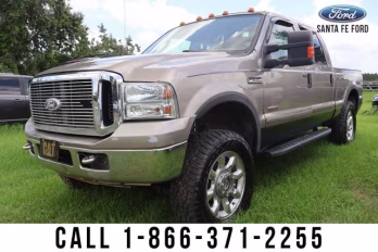 2006 Tan Ford Super Duty F-250 Lariat 4X4 Truck