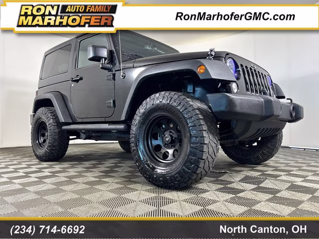 2018 Black Clearcoat Jeep Wrangler JK Sport 4X4 SUV