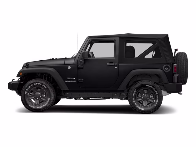2018 Black Clearcoat Jeep Wrangler JK Sport 4X4 SUV