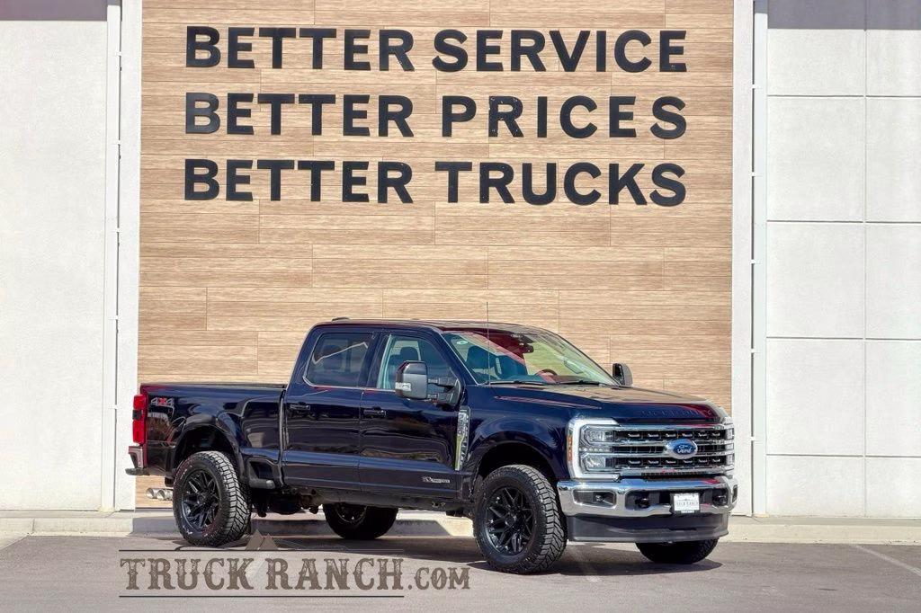 2024 Blue Metallic Ford Super Duty F-250 SRW Lariat 4X4 Truck