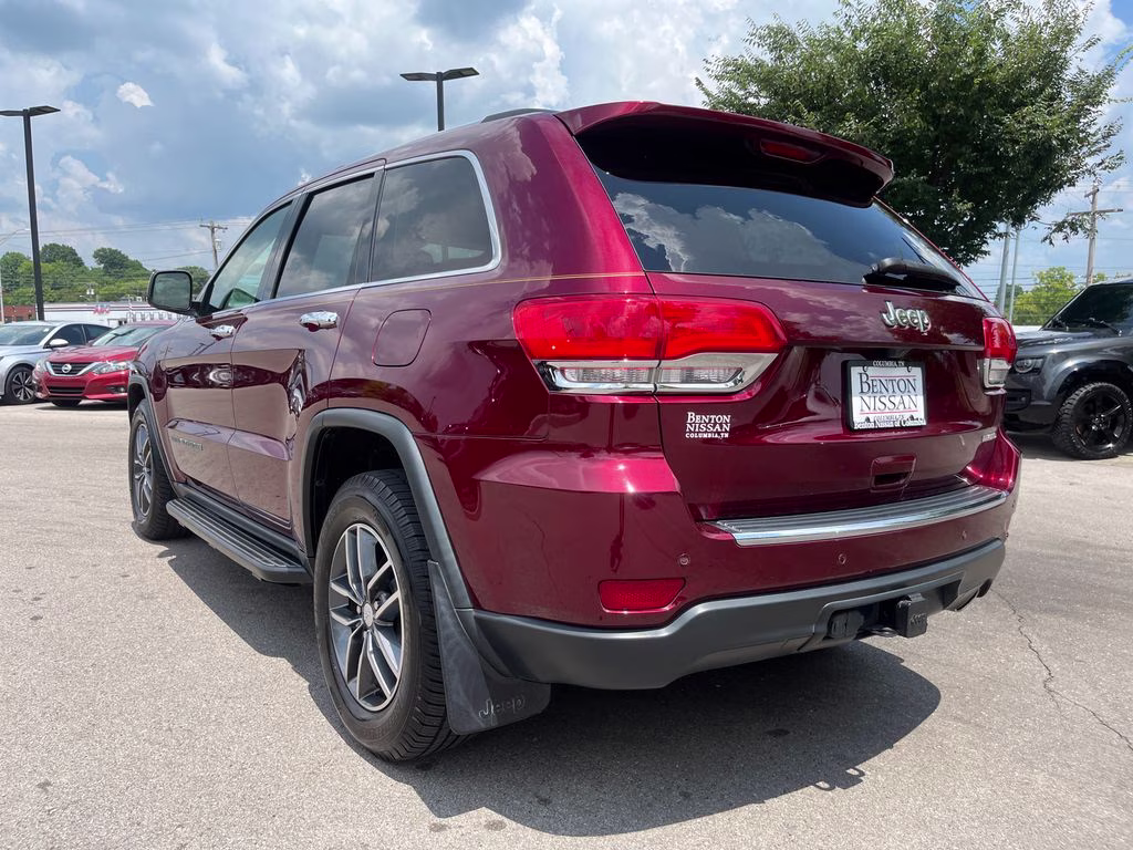2017 Velvet Red Pearlcoat Jeep Grand Cherokee Limited RWD SUV