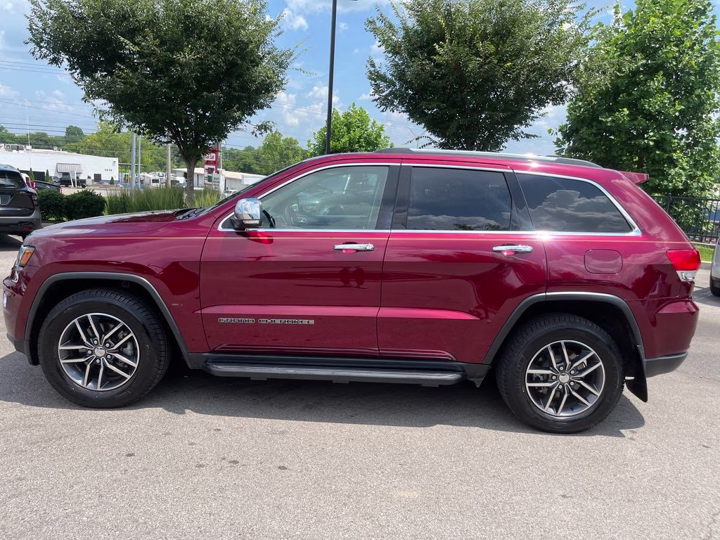 2017 Velvet Red Pearlcoat Jeep Grand Cherokee Limited RWD SUV