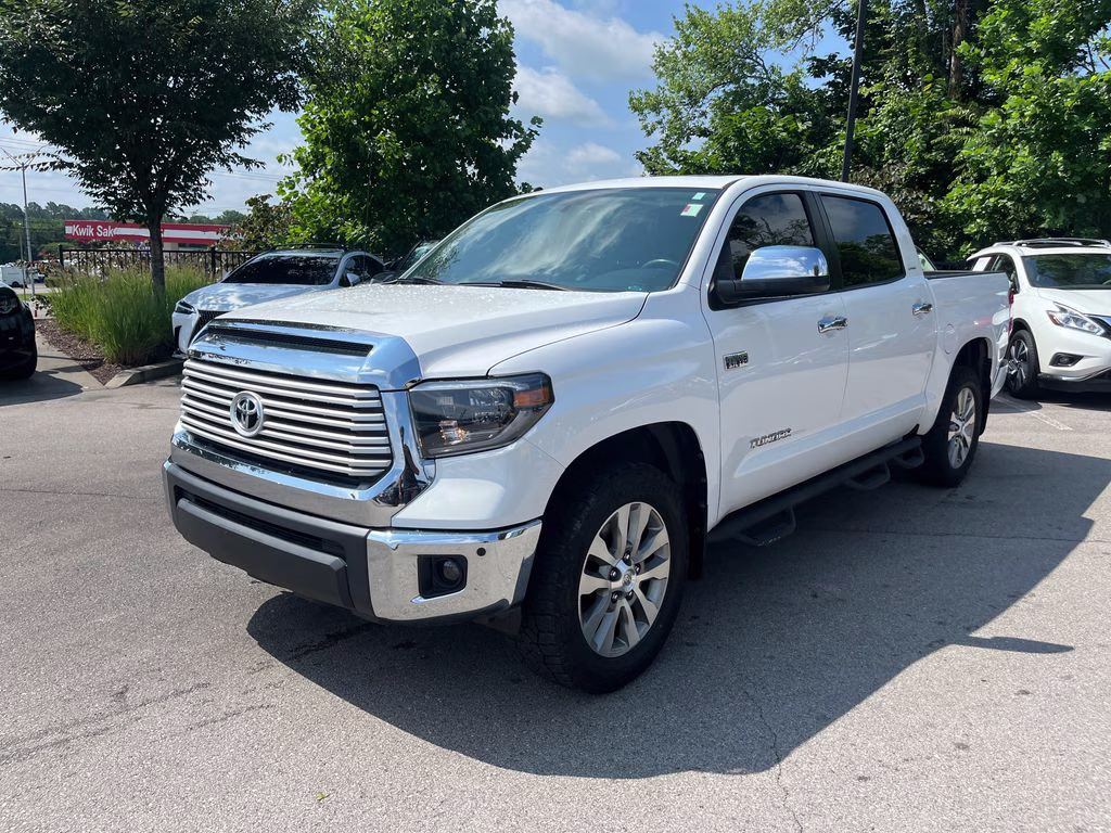 2017 Super White Toyota Tundra Limited 4X4 Truck