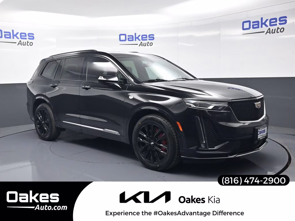 2023 Stellar Black Metallic Cadillac XT6 Sport AWD SUV